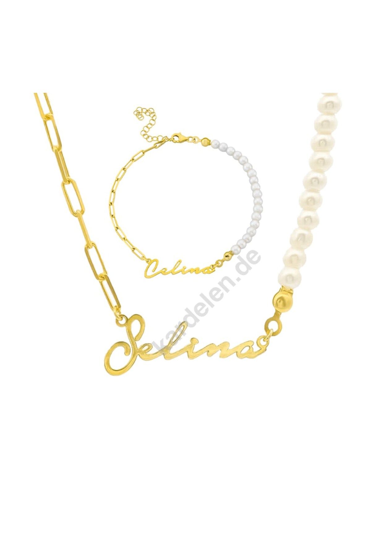 beonejewelry ŞIK İNCİLİ SET | 925 GÜMÜŞ