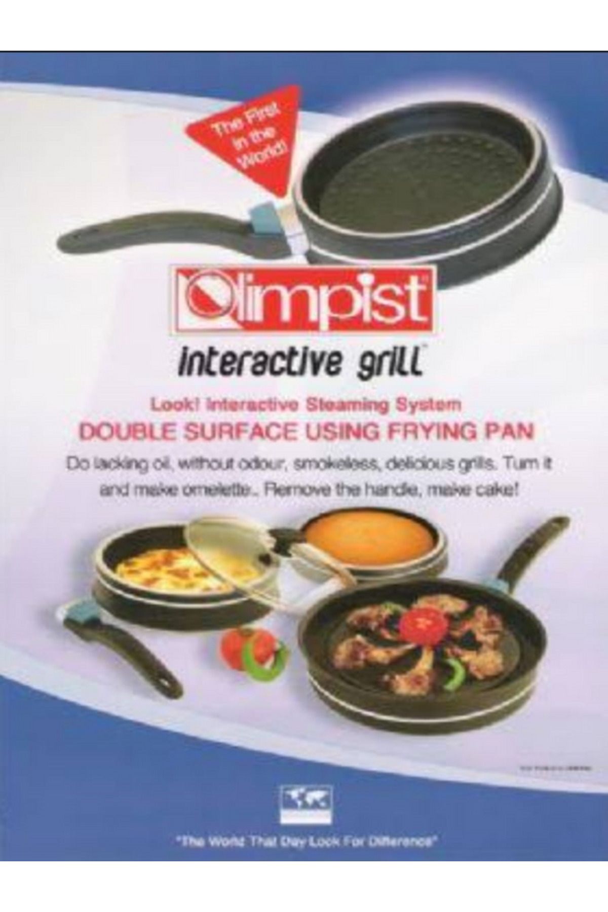 Olimpist1 OLİMPİST ÇİFT TARAFLI TAVA & IZGARA