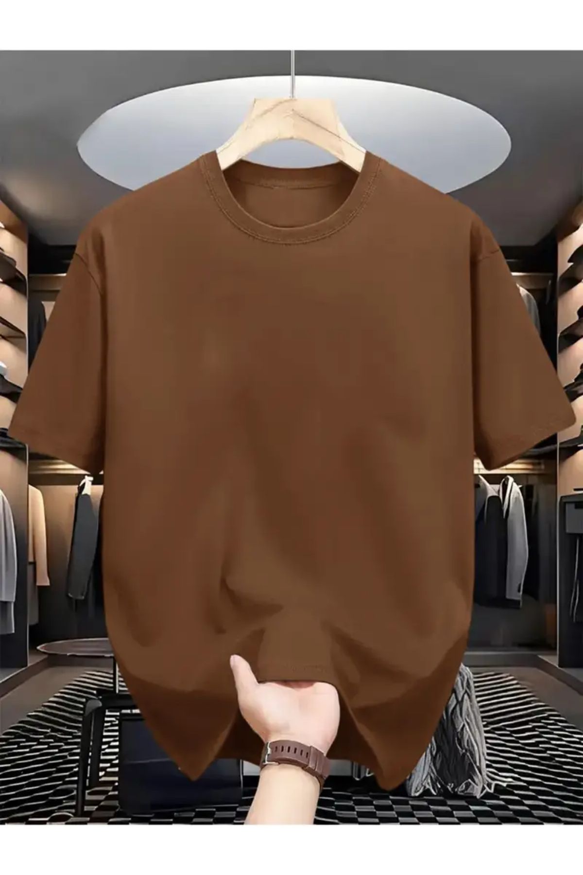 MANCY Basic Oversize %100 Pamuk T-shirt