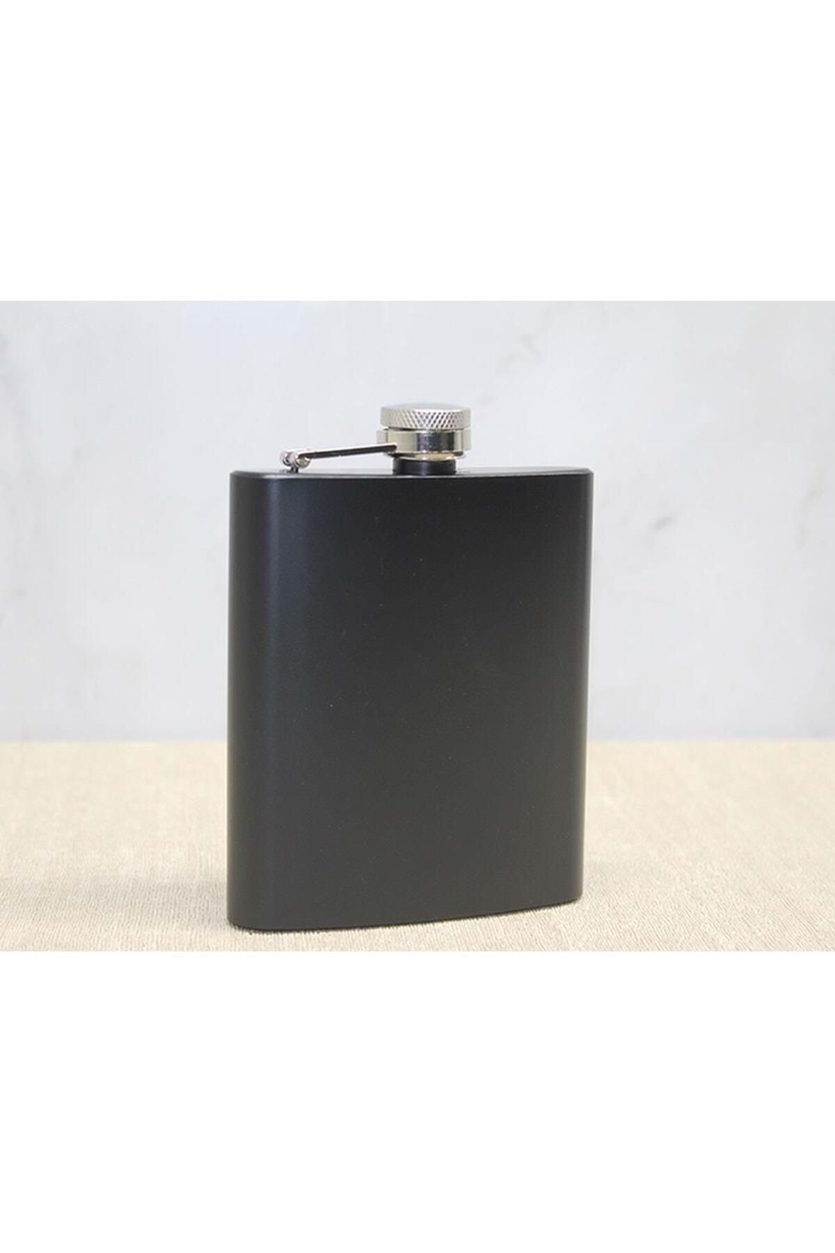 ROİSYA Tekli Siyah 7 Oz Matara