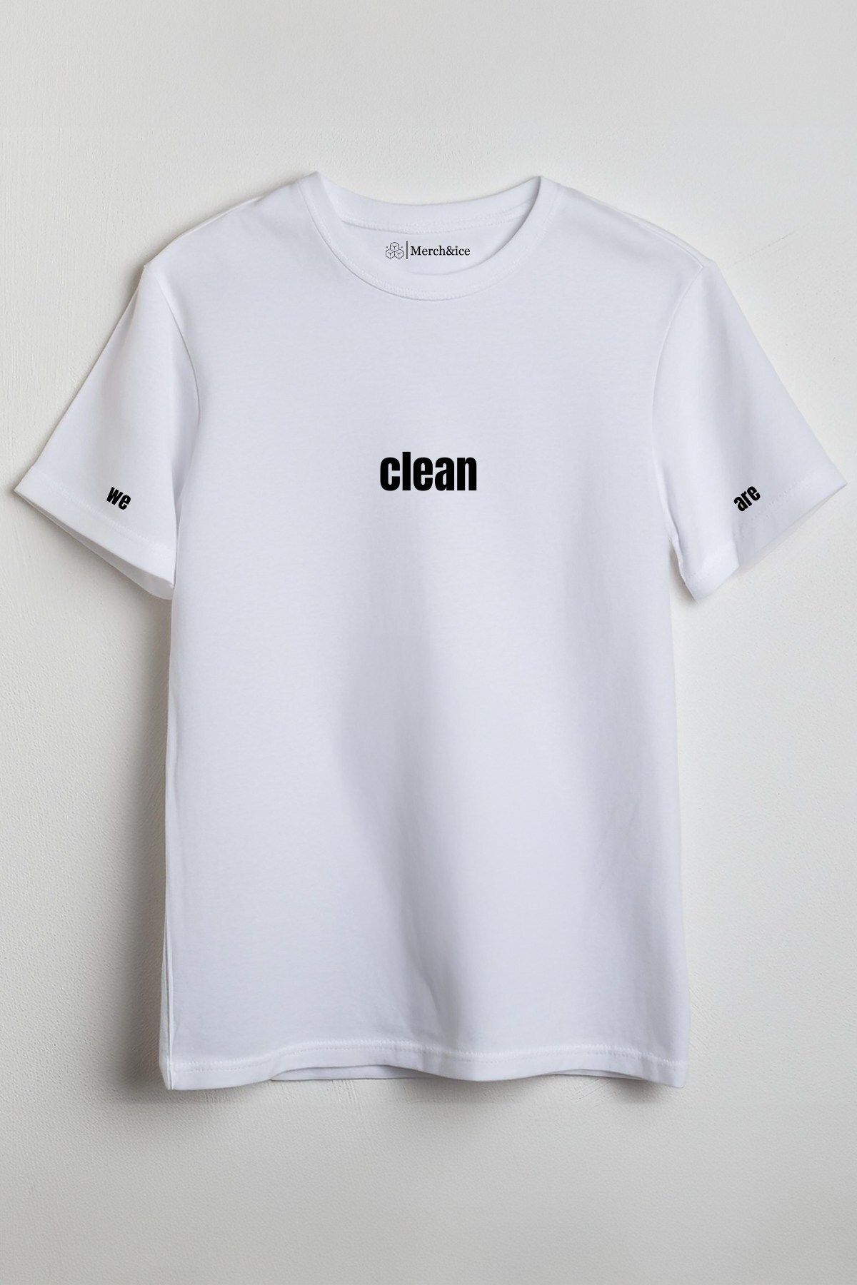 Merch&ice Clean Baskılı Unisex T-Shirt