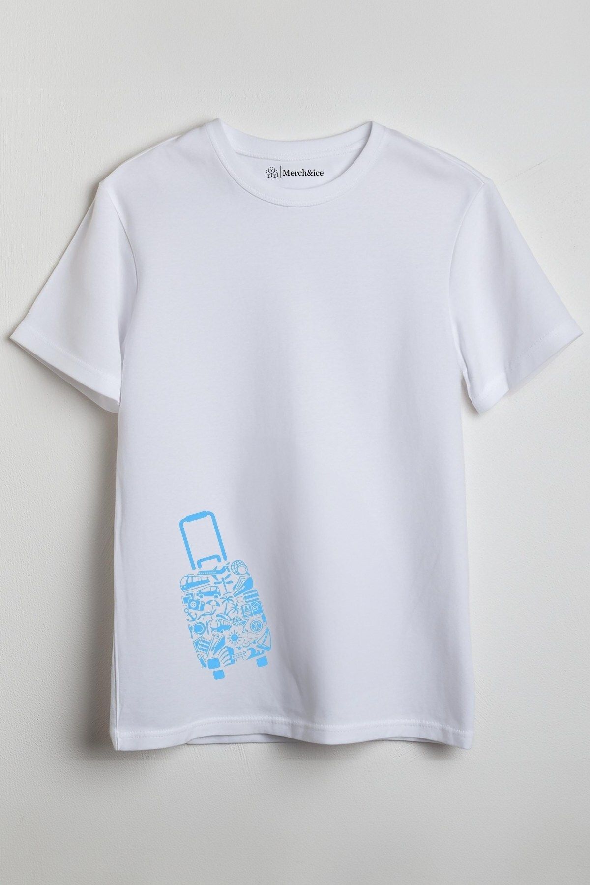 Merch&ice Seyahat Valizi Baskılı Unisex T-Shirt