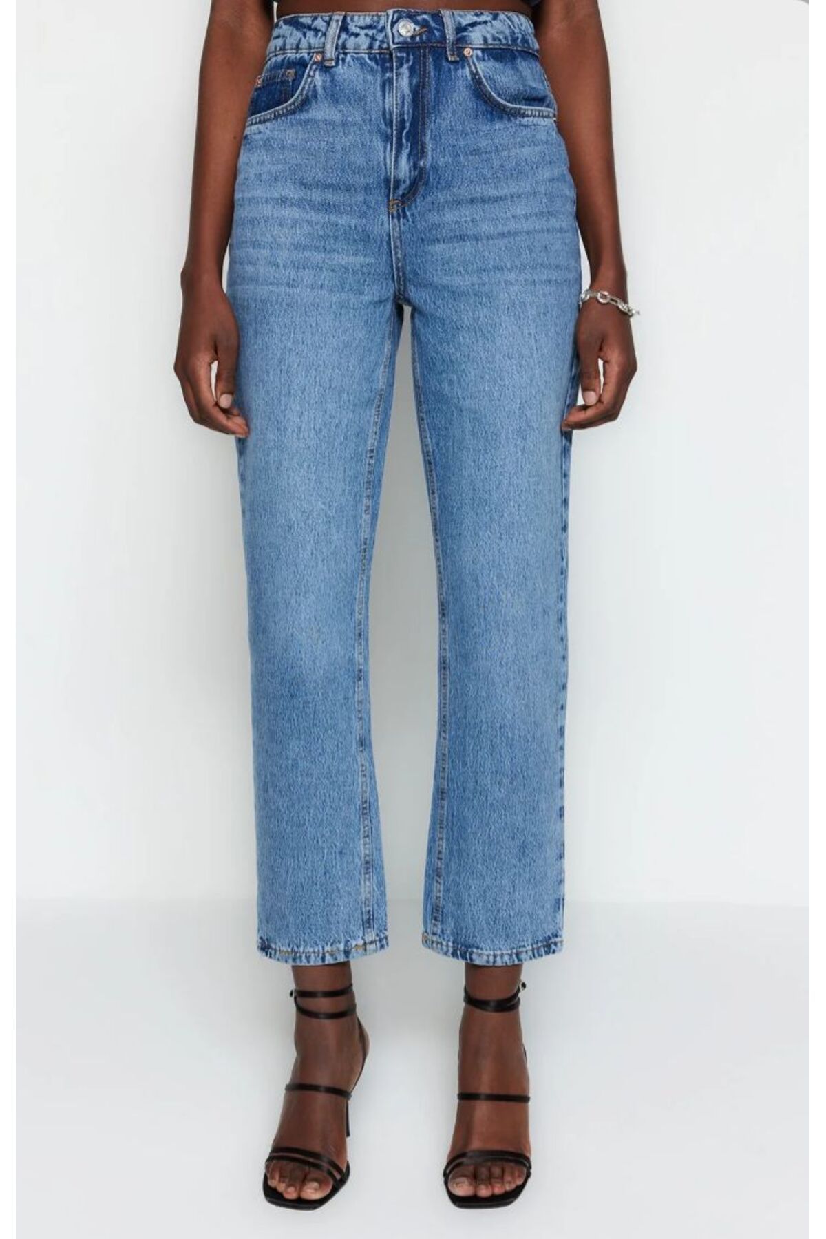 KARACAN COMPANY Yüksek Bel Straight Jeans