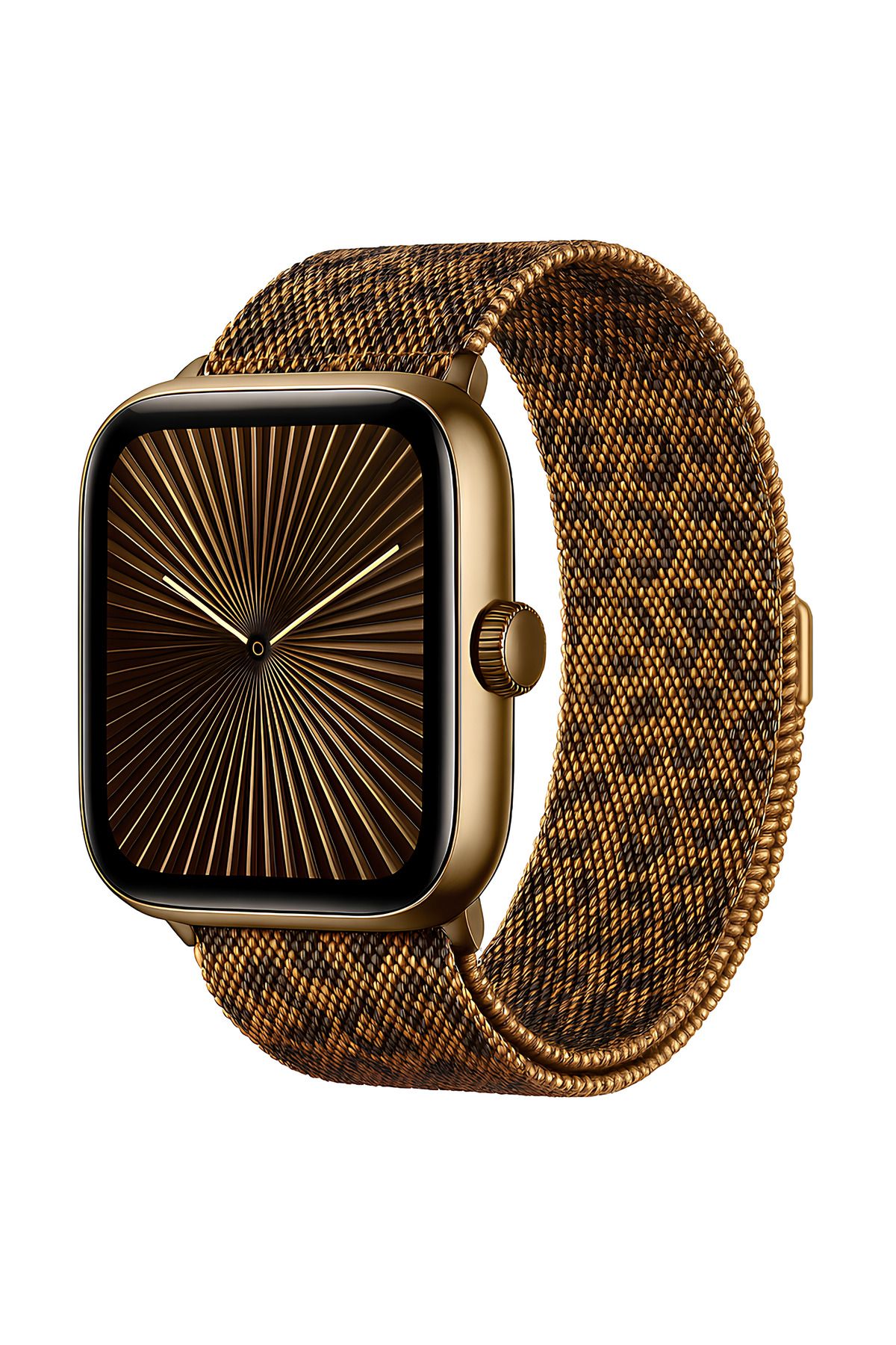 Nextron Xiaomi Redmi Watch 4 /Redmi Watch 5 Uyumlu Leopar Desenli Paslanmaz Metal Hasır Milano Kordon