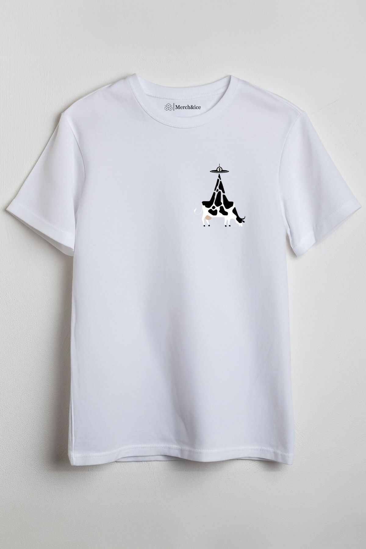 Merch&ice Kaçırılan İnek Baskılı Unisex T-Shirt