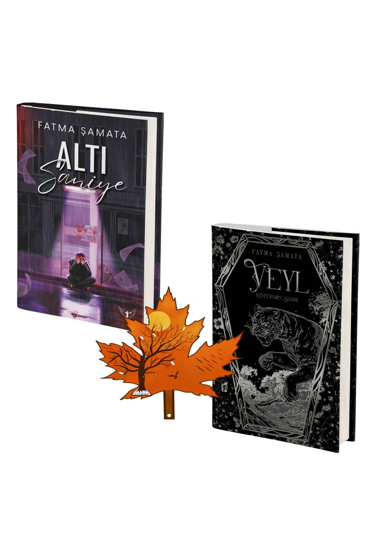 Artemis Yayınları fatma şamata - 17 numara yazarının diğer kitapları ciltli - altı saniye - veyl -2 kitap-kitap ayracı