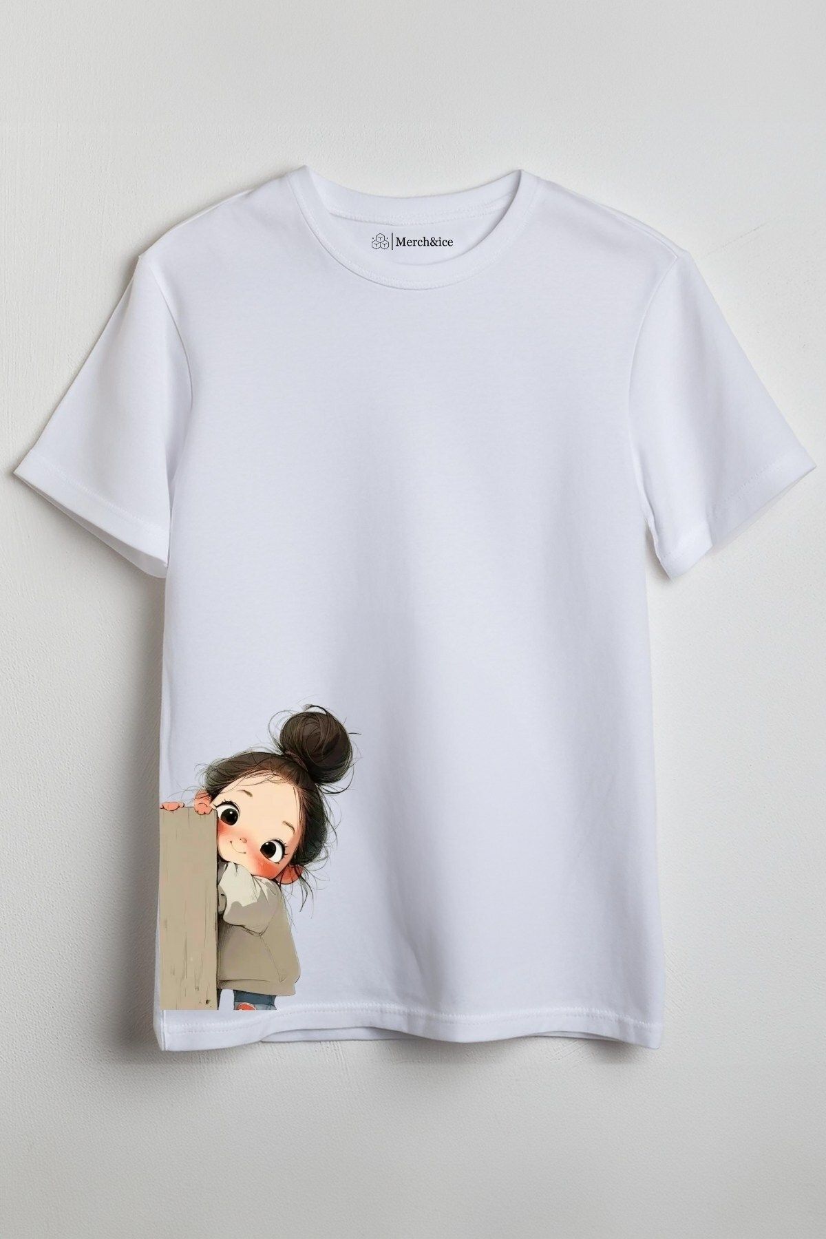Merch&ice Minik Kız Baskılı Unisex T-Shirt