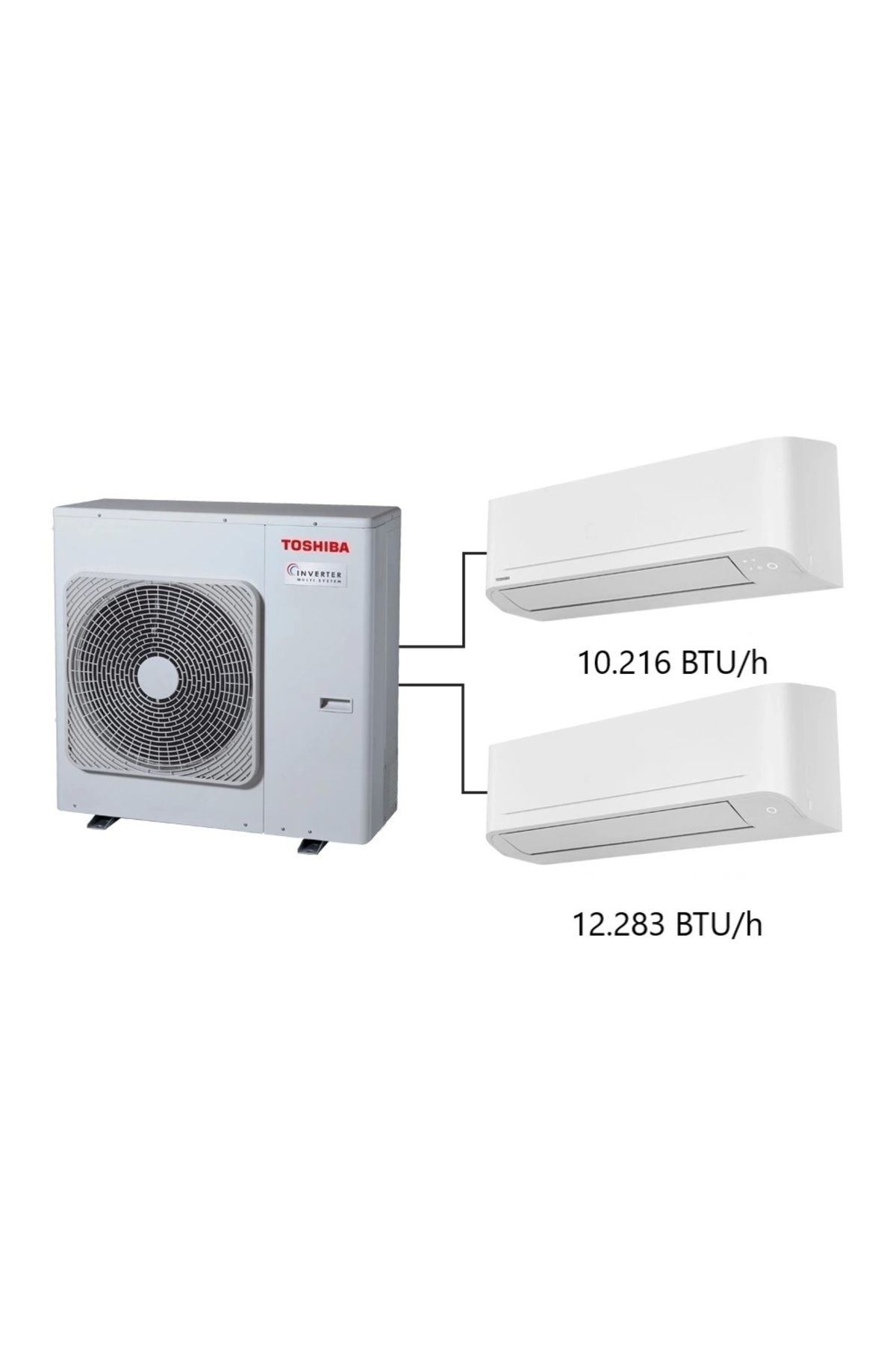 Toshiba 2m Multi Split Klima 10.000 12.000 Btu/h A