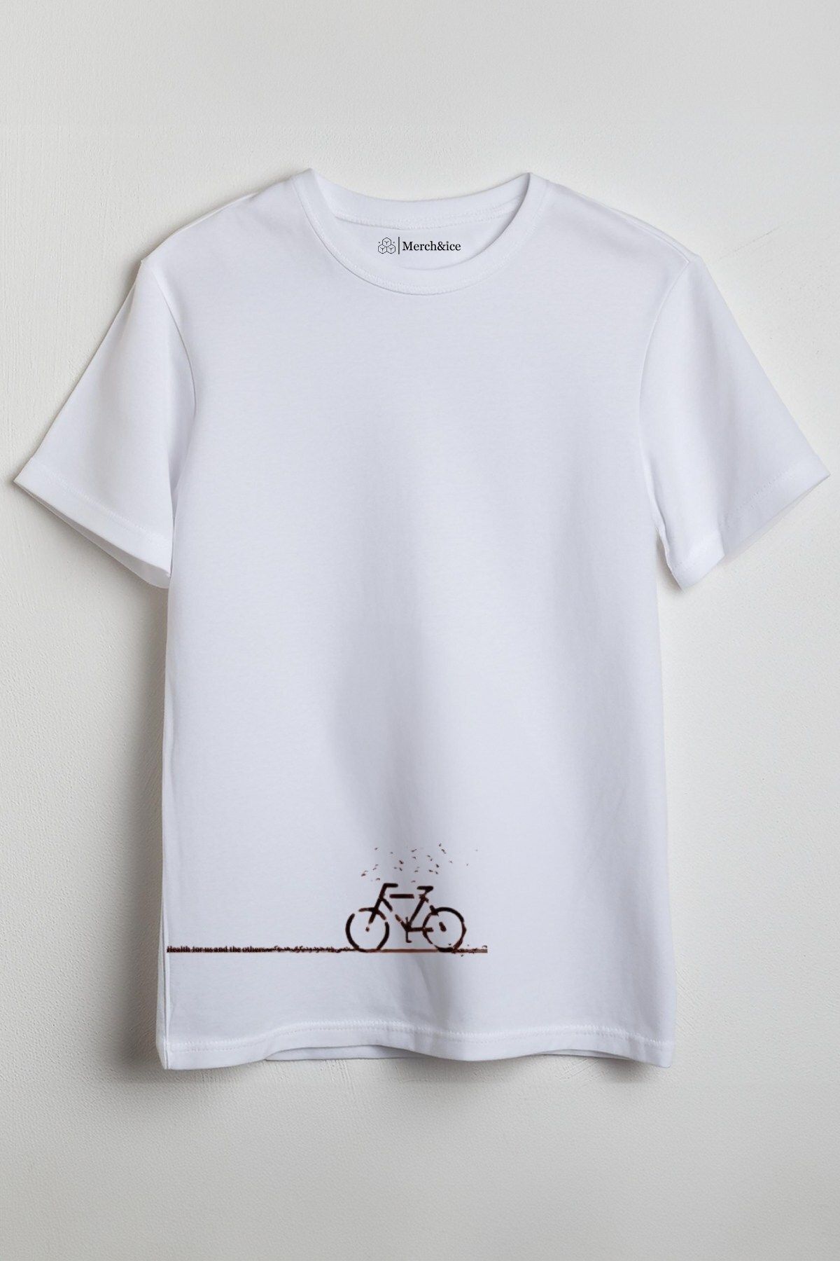 Merch&ice Bisiklet Yolu Baskılı Unisex T-Shirt