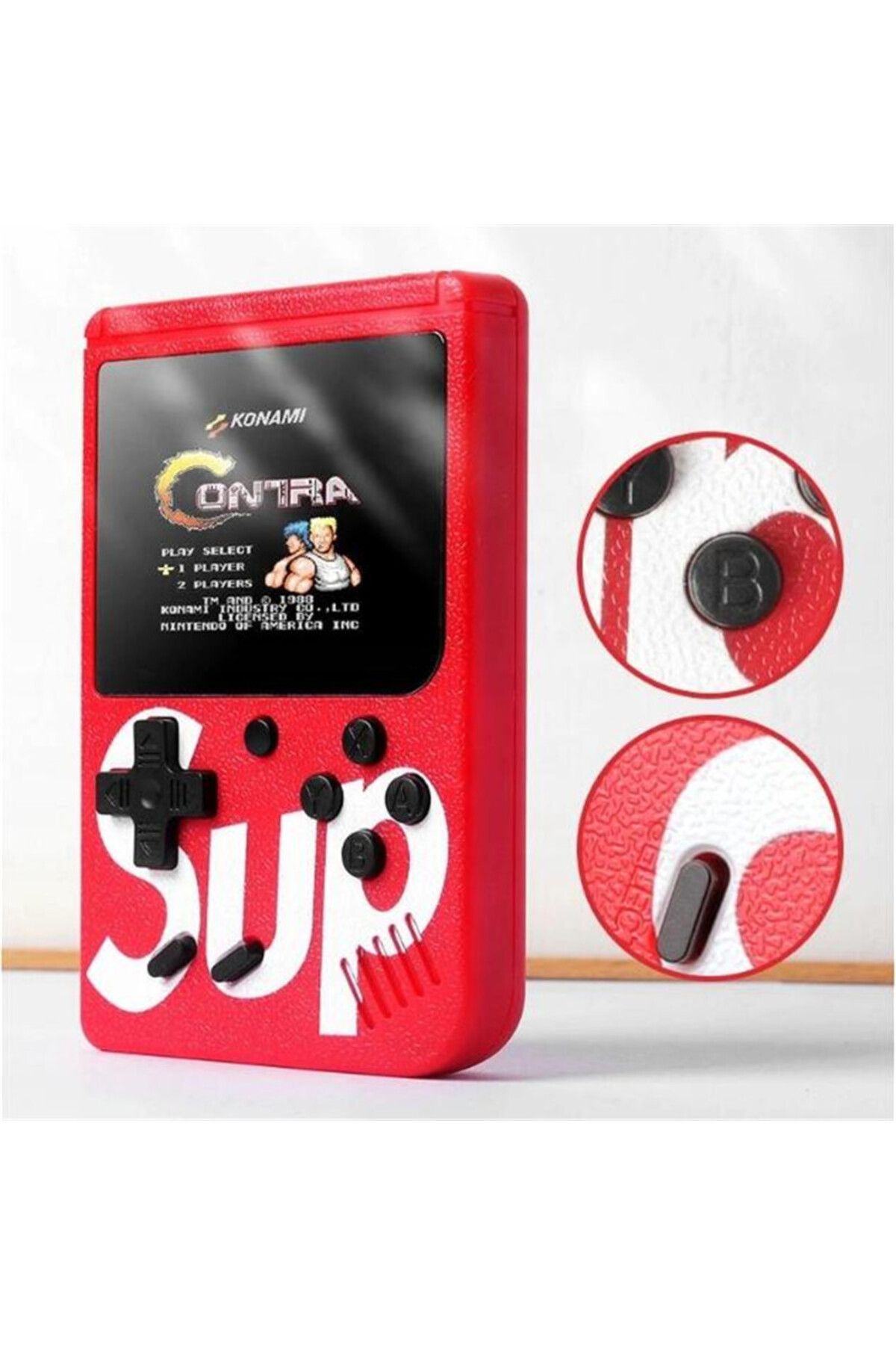 FOXMAG24-SUP Game Box console, 400 games, volume wheel, 3.0" LCD screen 3