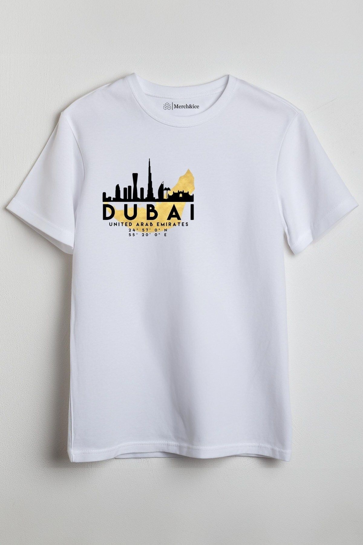 Merch&ice Dubai Baskılı Unisex T-Shirt