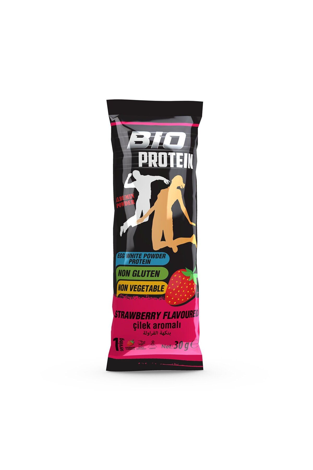 Bio Protein Çilek Aromalı Protein Tozu 30 G