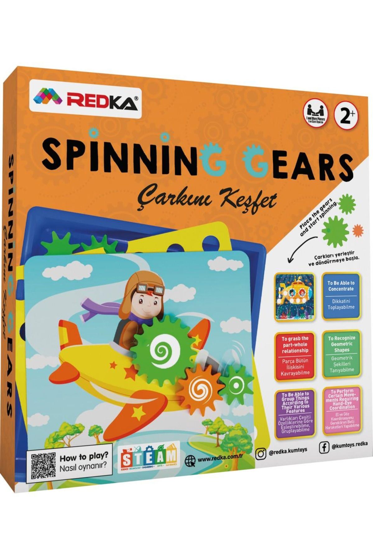 Art Tone SPİNNİNG GEARS ÇARKINI KEŞFET 2+