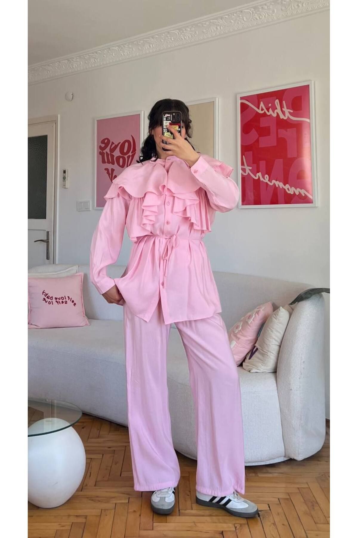 Castivo Fashion Volan Detaylı Takım