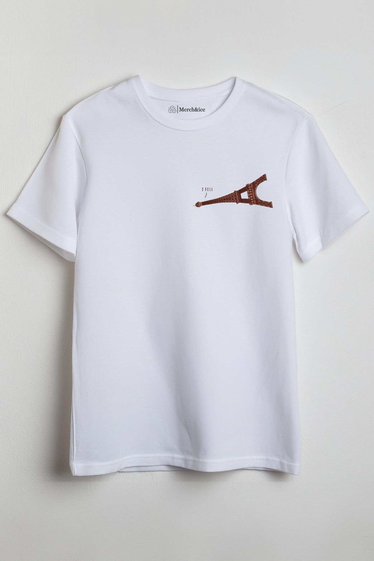 Merch&ice I feel Eyfel Kulesi Baskılı Unisex T-Shirt