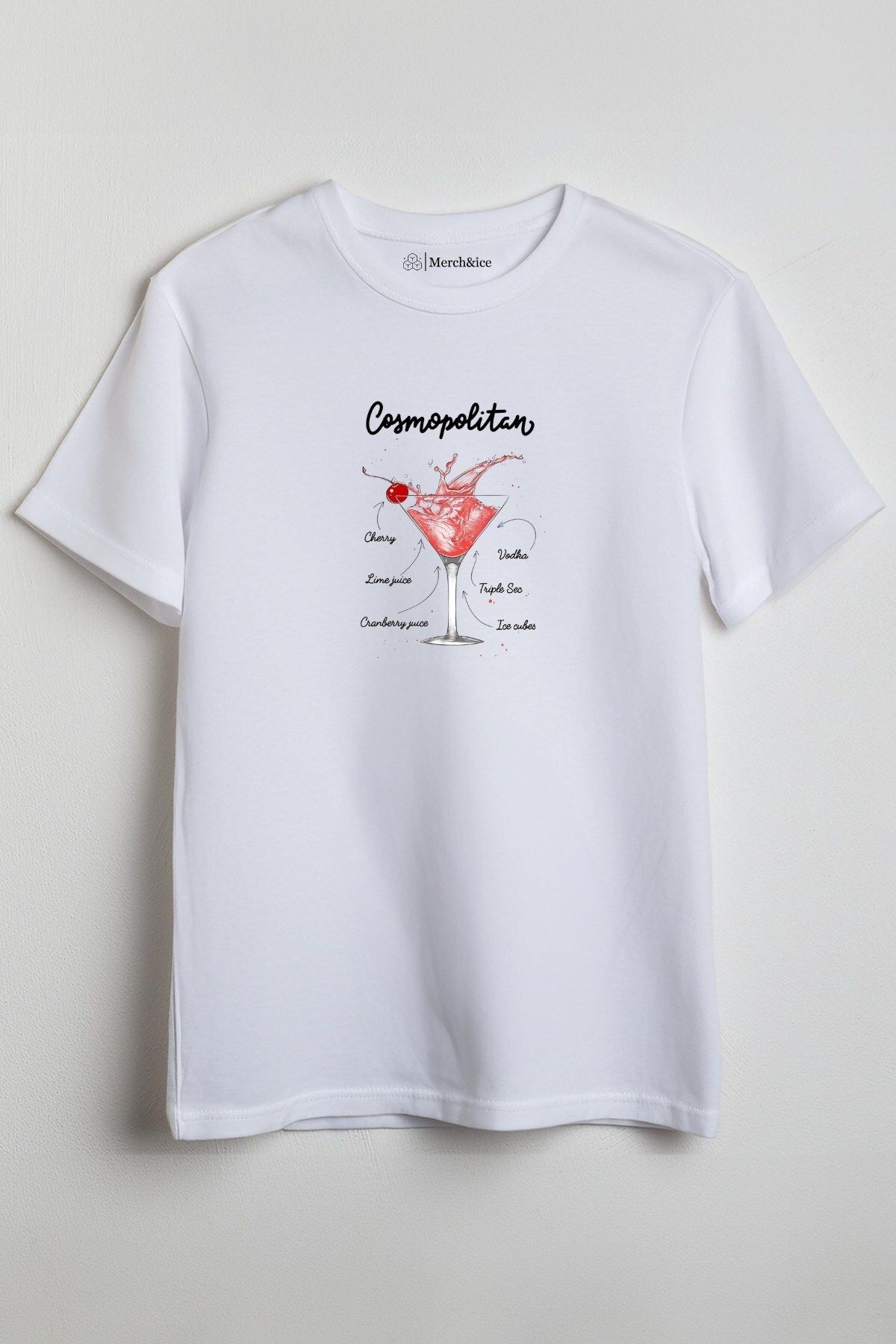 Merch&ice Tarifli Cosmopolitan Baskılı Unisex T-Shirt