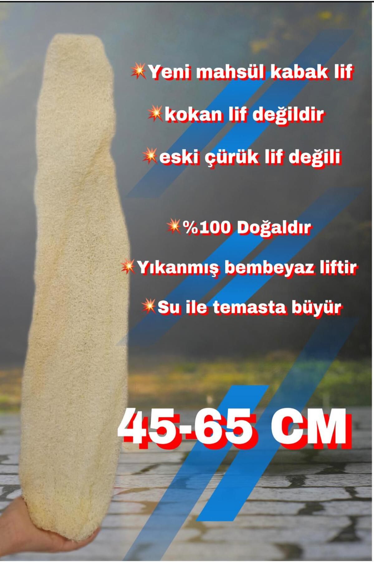 Sabuncu Hacı Kese Hamam Kesesi Kabak Lifi 45-65 Cm ham Kabak Lifi Işlenmemiş Kabak lifi