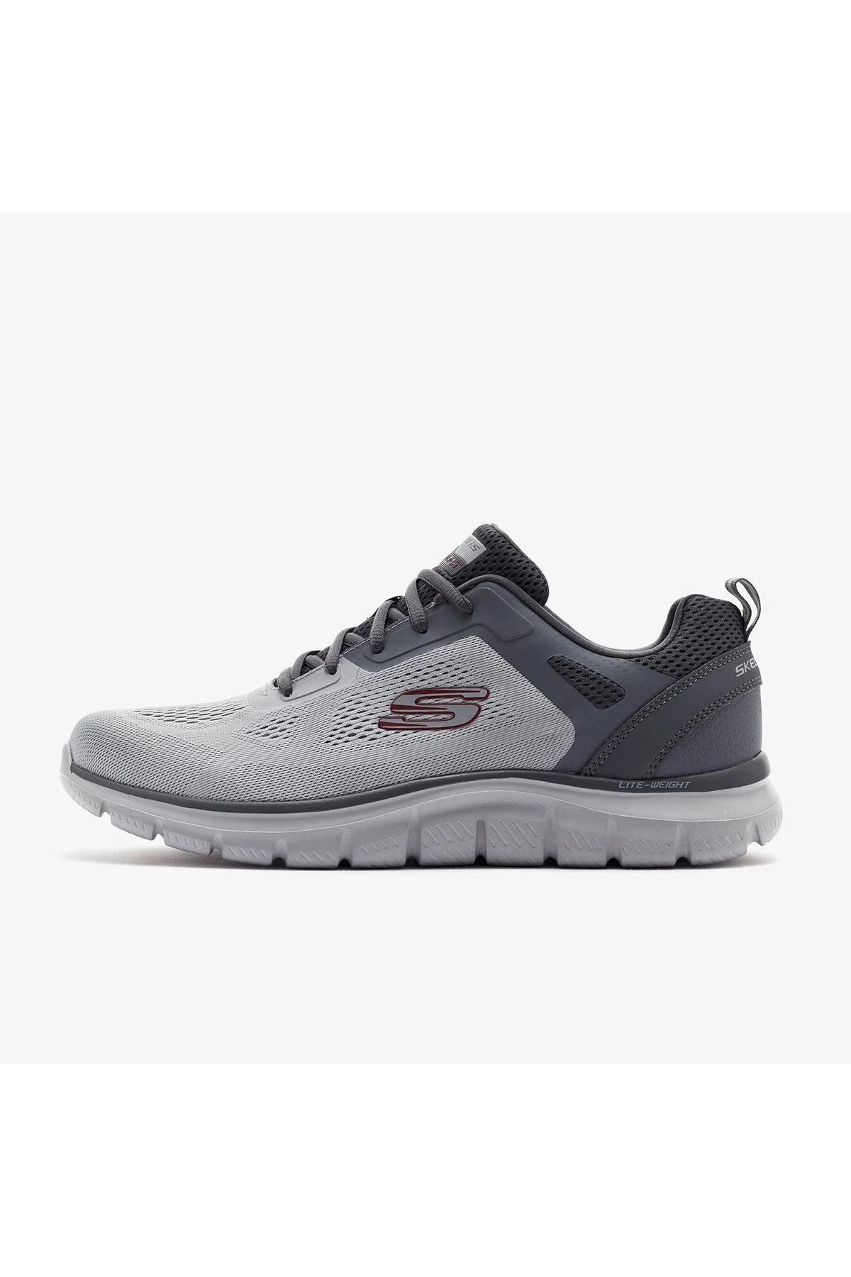 SKECHERS Track - Broader Erkek Gri Spor Ayakkabı 232698TK GYCC