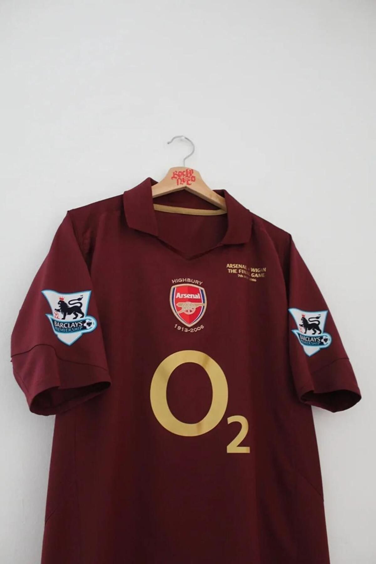 Atlas Global Arsenal HENRY Nostalji Efsaneler Forması Retro Özel Tasarım