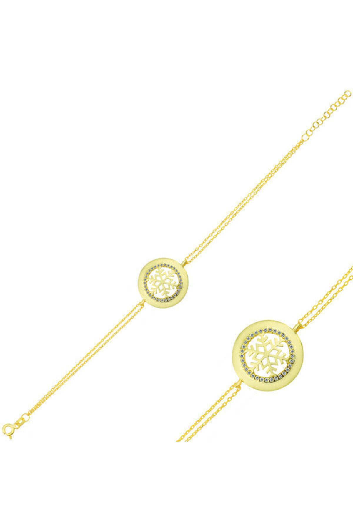 shop Gold Kar Tanesi 925 Ayar Gümüş Bileklik