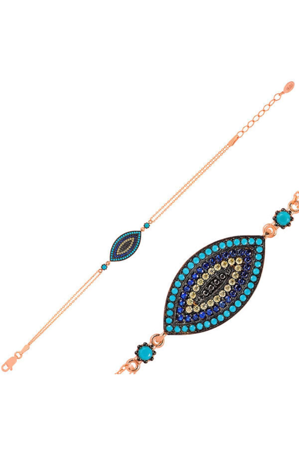 shop Rose Nazar 925 Ayar Gümüş Bileklik