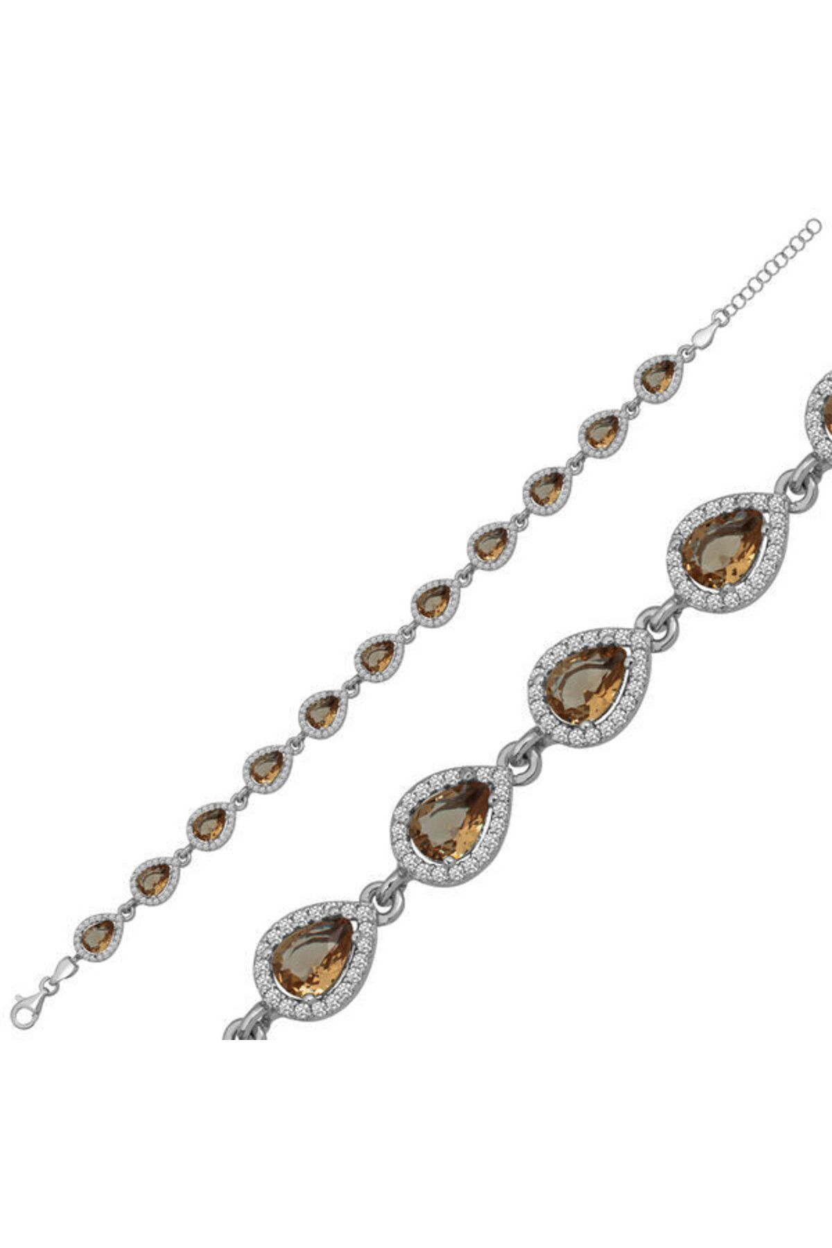 shop Damla Zultanit Taşlı 925 Ayar Gümüş Bileklik
