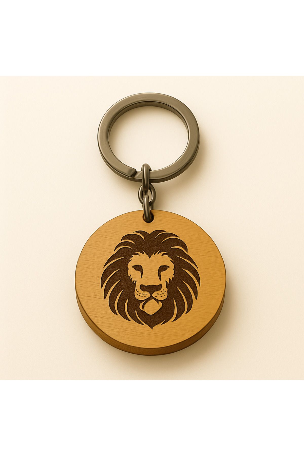 MSMETICARET Burç Anahtarlık – |12 Zodyak Sembolü | Ahşap Çift Taraflı Lazer Gravürlü| Zodiac Keychain