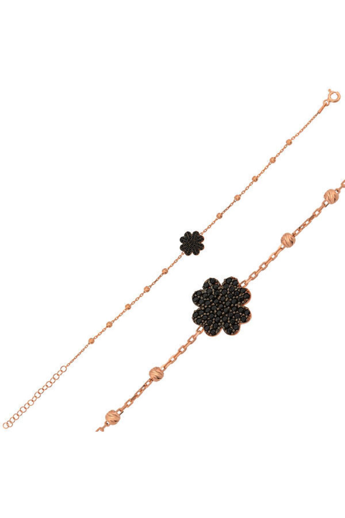 shop Rose Yonca 925 Ayar Gümüş Bileklik