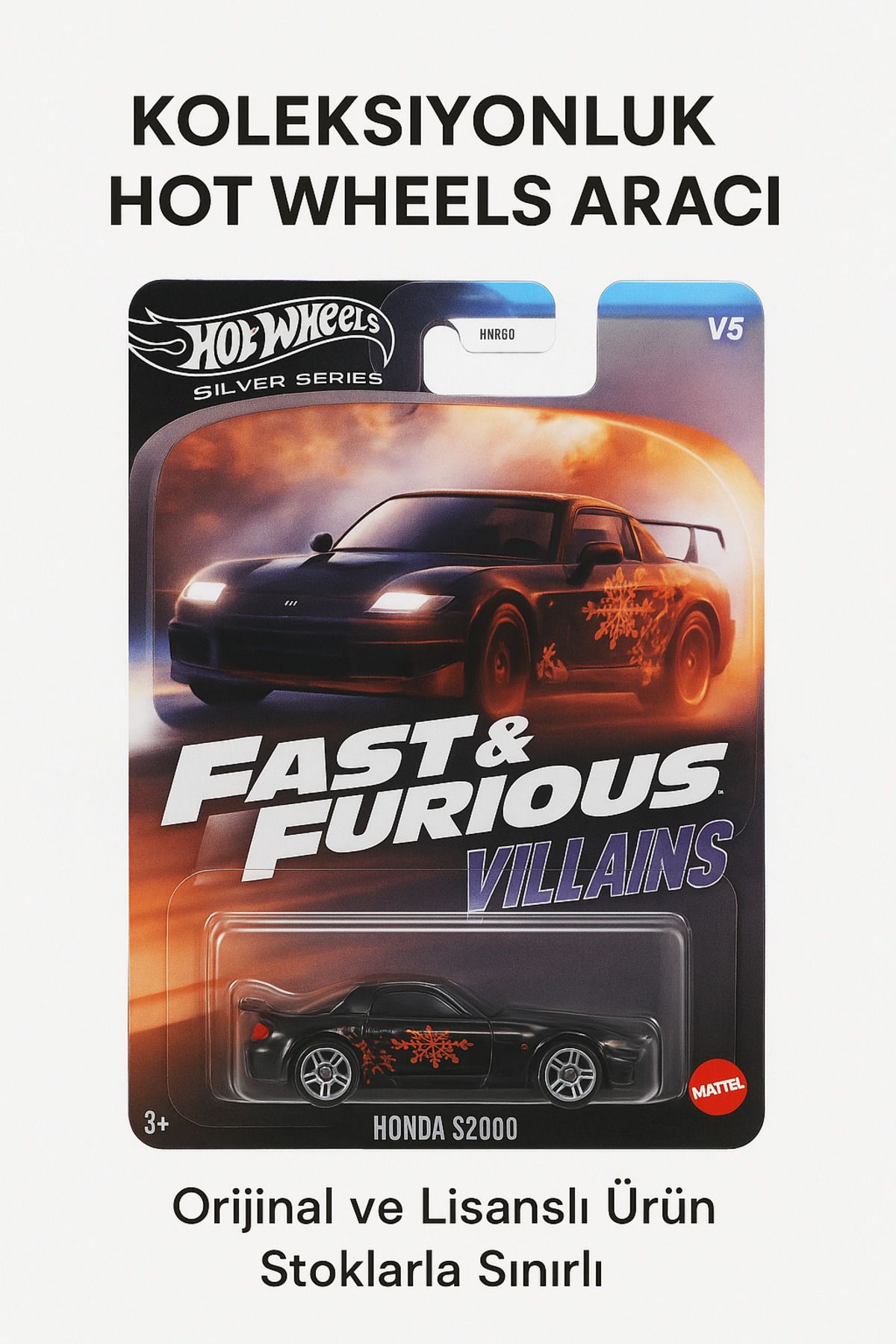 Hotwhells Hot Wheels Fast & Furious Silver Series Honda S2000