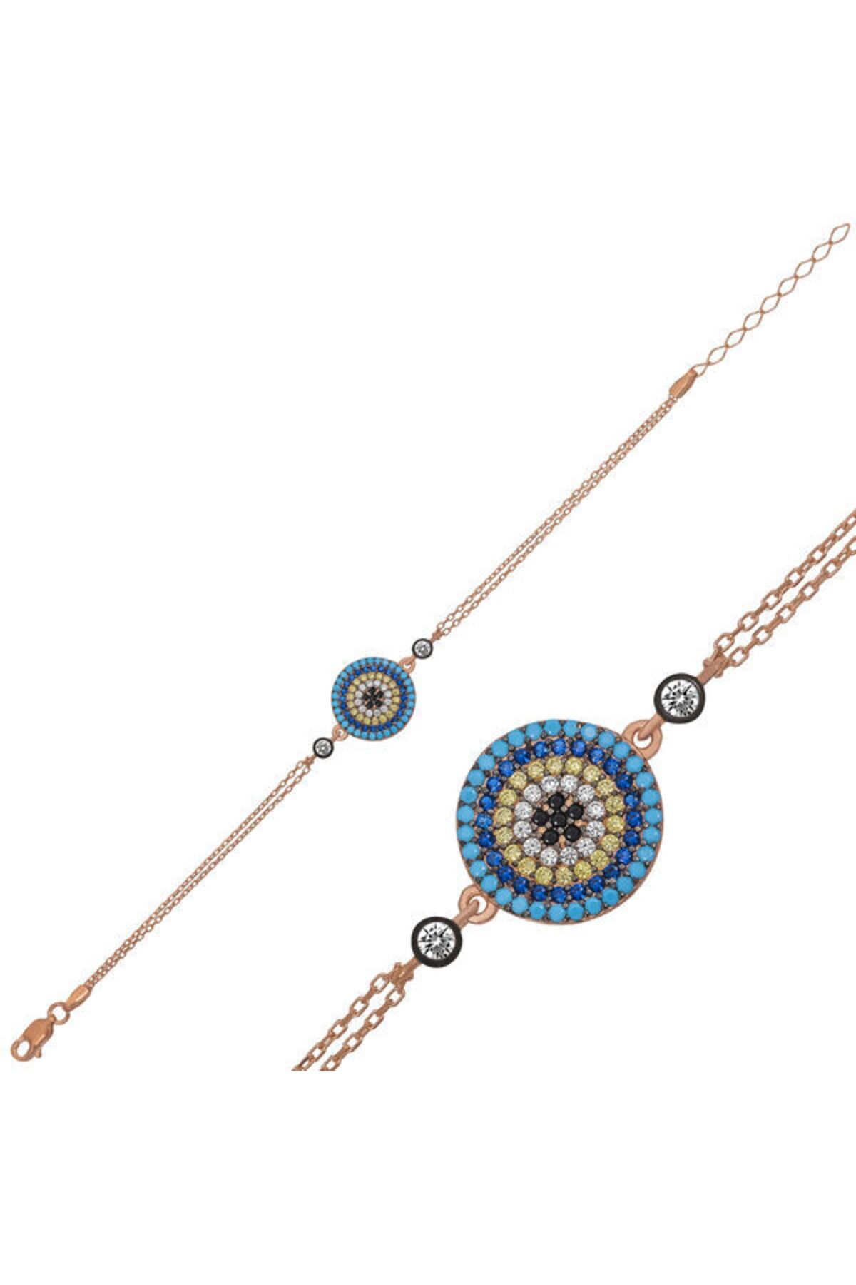 shop Rose Nazar 925 Ayar Gümüş Bileklik