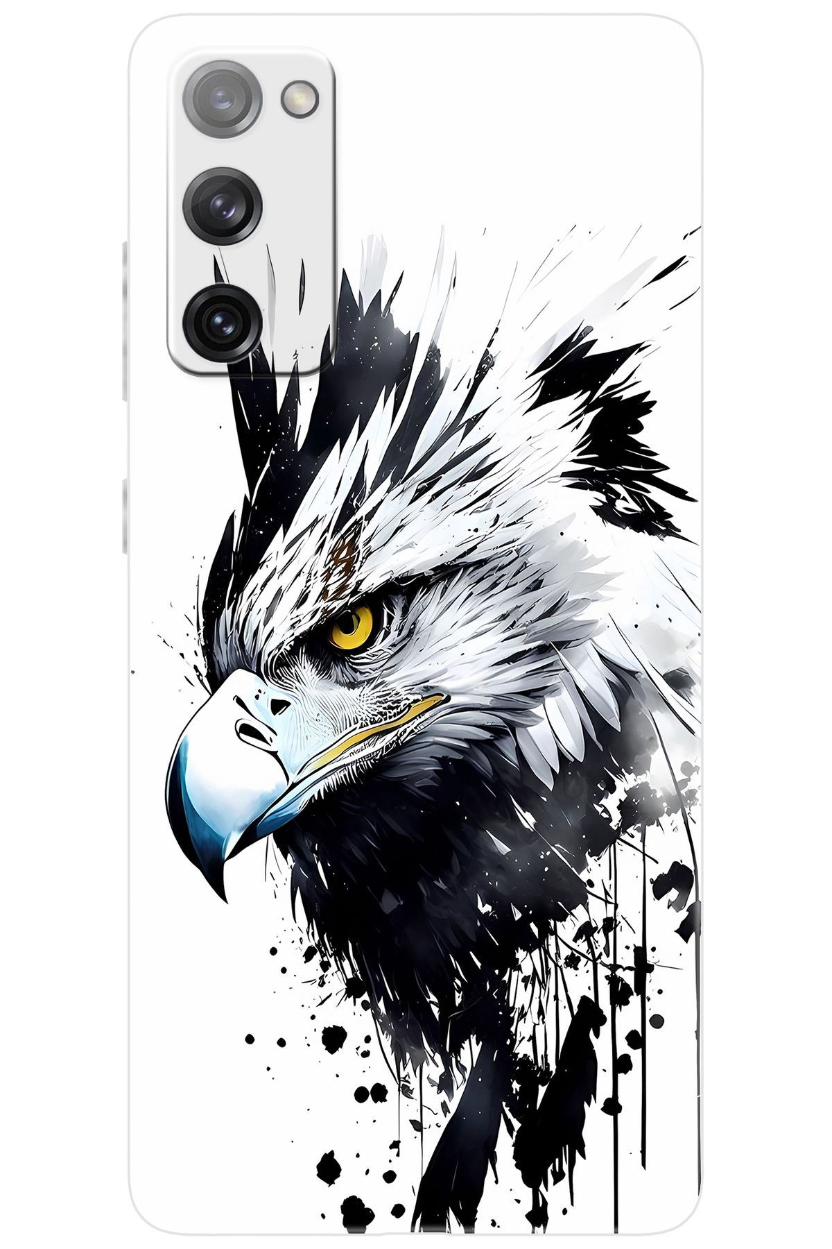 Ceppare Samsung Galaxy S20 FE (SM-G780G) Uyumlu Kılıf Desen Baskı Silikon Kartal Serisi STK:1008 CP-MG2Edd3