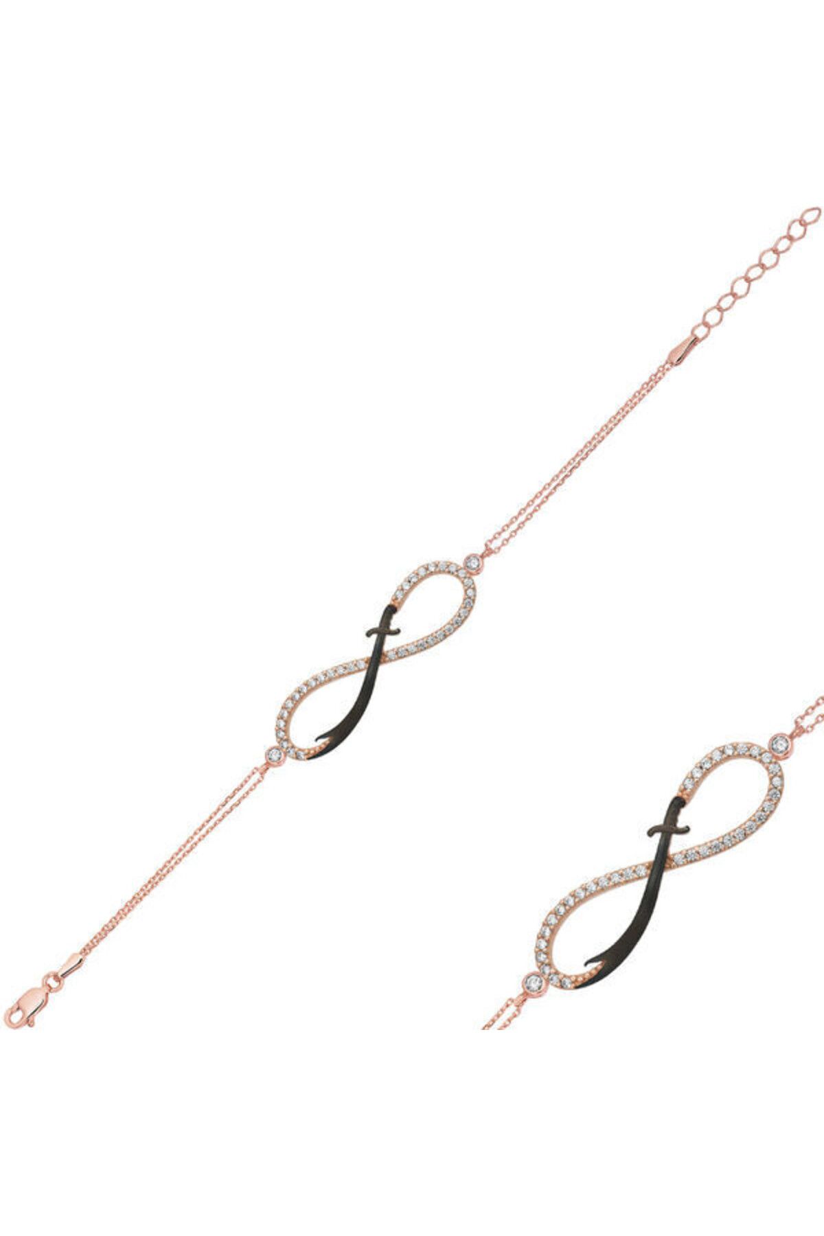 shop Rose Sonsuzluk 925 Ayar Gümüş Bileklik
