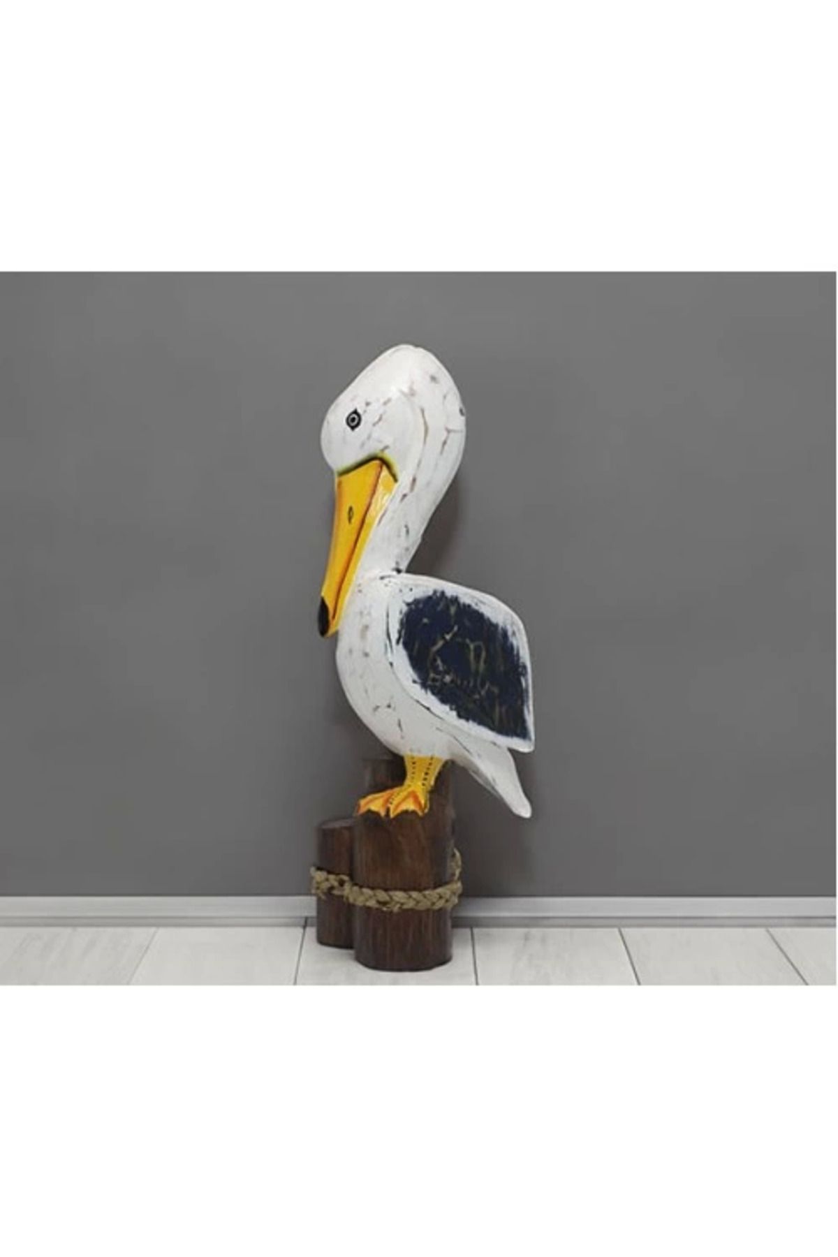 KAKTÜS JACK Ahşap Pelikan 50 Cm