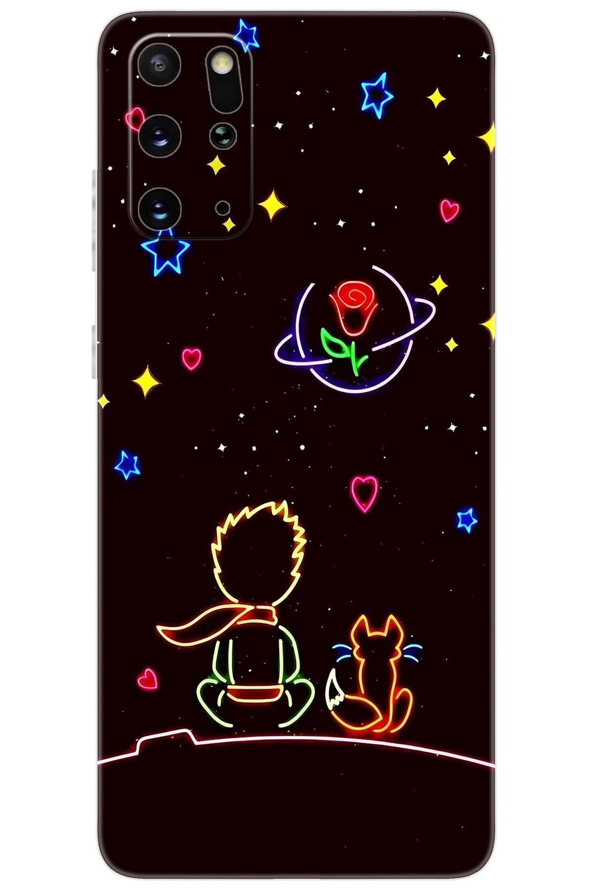 Ceppare Samsung Galaxy S20 PLUS (SM-G985F) Uyumlu Kılıf Desen Baskılı Silikon Küçük Prens STK:642 CP-oSg0rkD