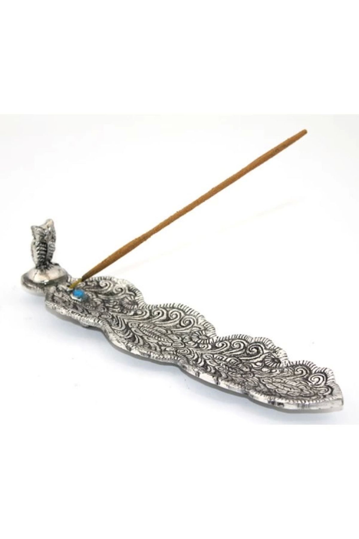 Heez Metal Kayık Baykuş Tasarımı Tütsülük Model 2