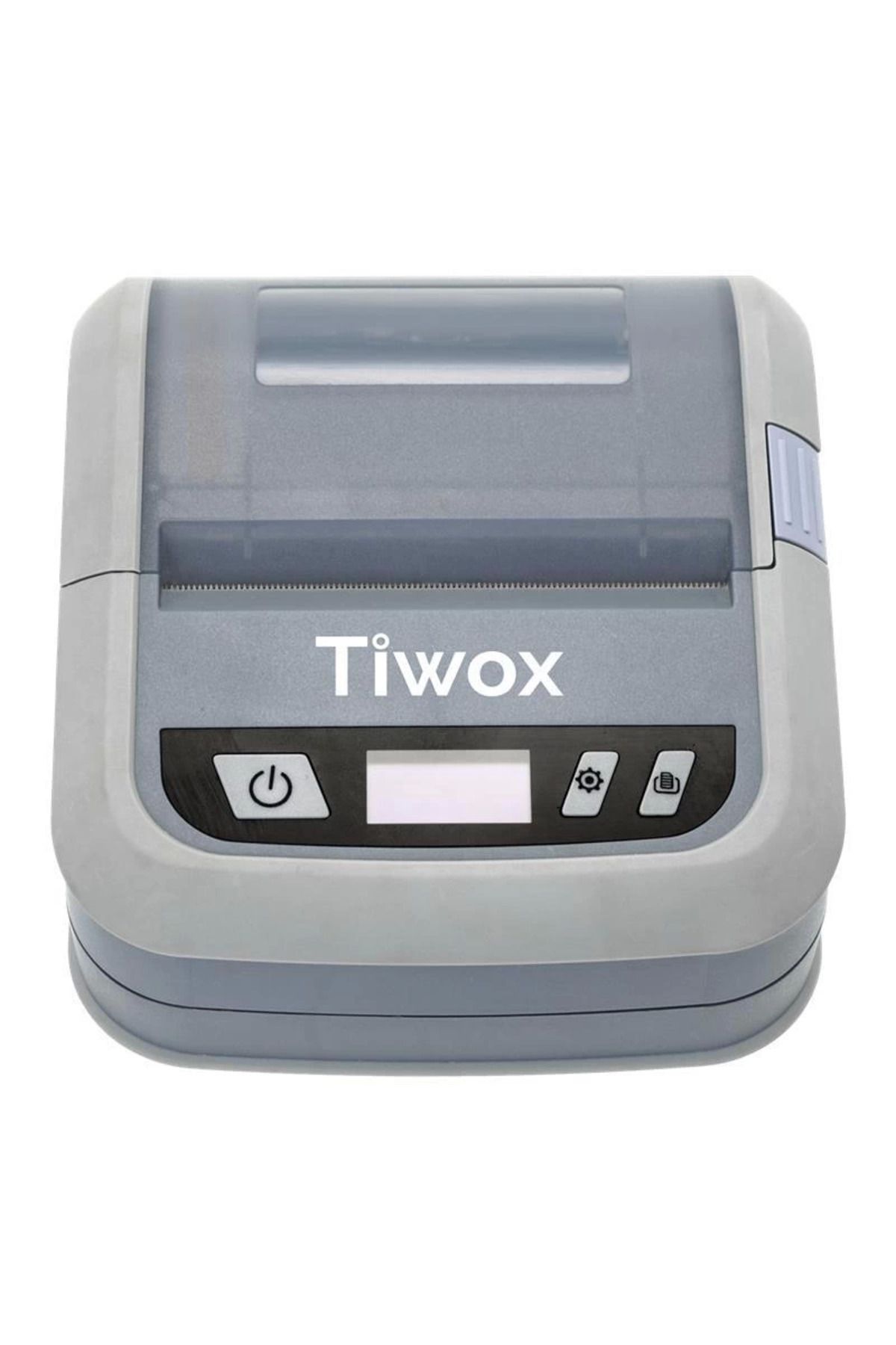 MELFSHOP TIWOX BT-5050 203DPI DİREKT TERMAL 80MM USB+BLUETOOTH OLED EKRAN (128*64) TAŞINABİLİR FİŞ YAZICI