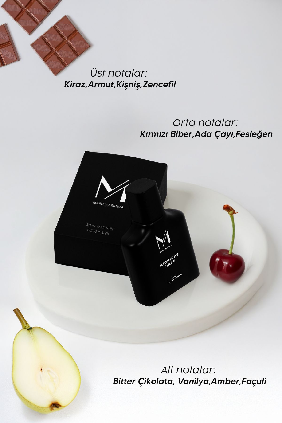 MARLY ALESTICA PARFUME DARK-M108 Erkek Parfümü 50 ml – EDP - Uzun Kalıcılık