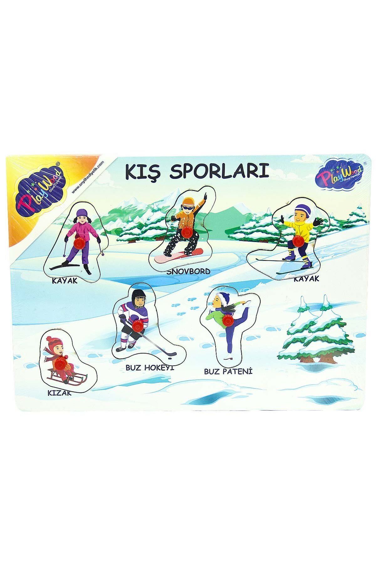 sinerjim Ahşap Tutmalı Sporlar Yapboz