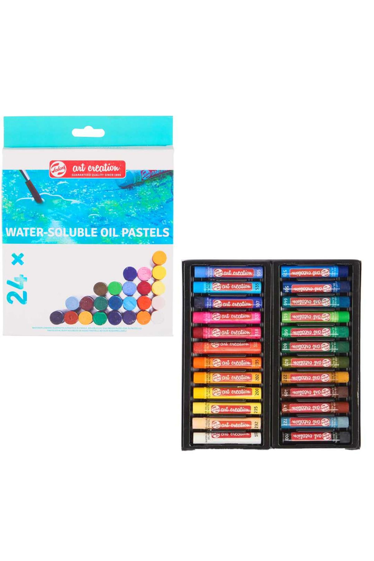 Talens Art Creation Sulandirilabi̇li̇r Yağli Pastel 24 Renk Paket 9029124m