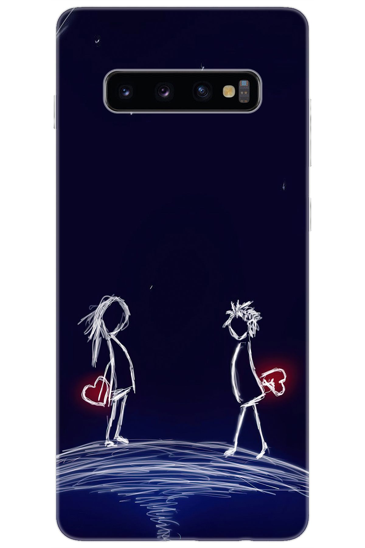 Ceppare Samsung Galaxy S10 PLUS (SM-G975F) Uyumlu Kılıf Desen Baskılı Silikon Aşk Tasarım STK:306 CP-TyqvHKT