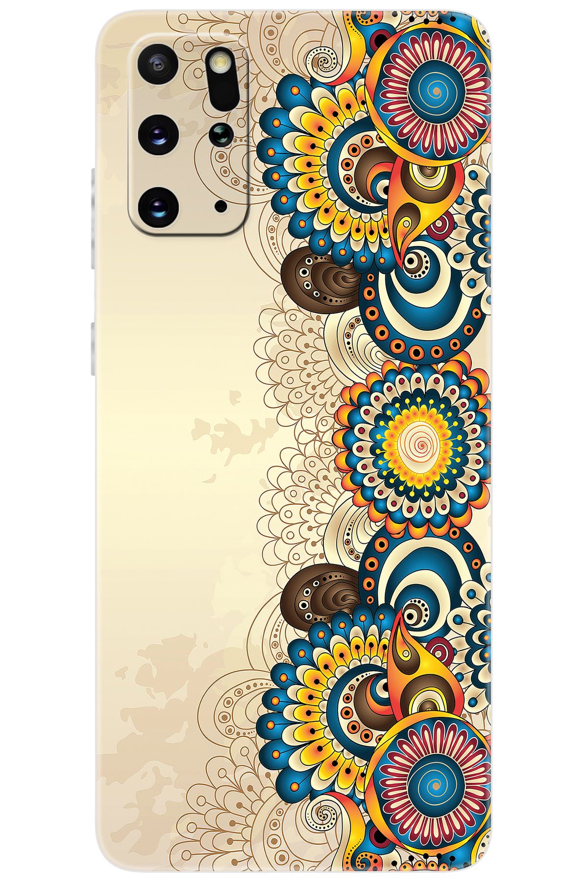 Ceppare Samsung Galaxy S20 PLUS (SM-G985F) Uyumlu Kılıf Silikon Dekoratif Çiçek Tasarım STK:531 CP-UuB3rfv