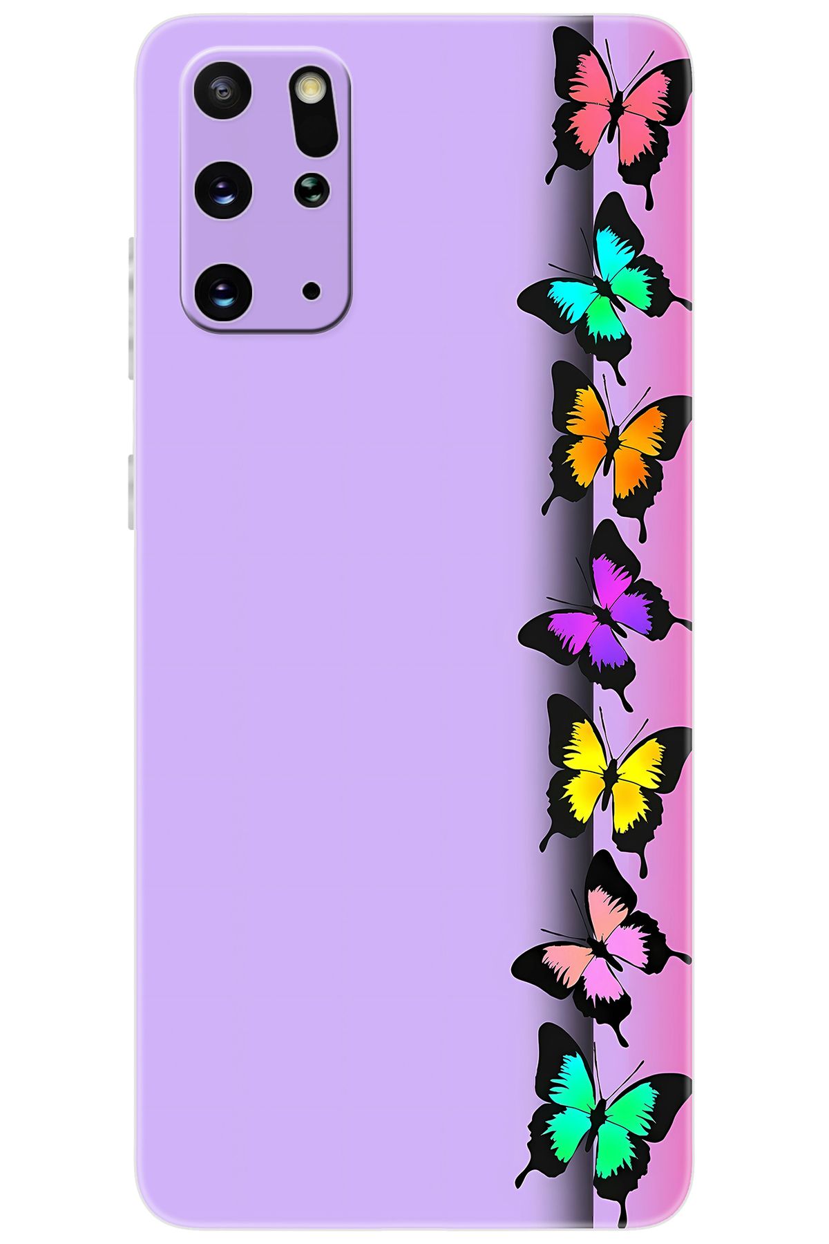 Ceppare Samsung Galaxy S20 PLUS (SM-G985F) Uyumlu Kılıf Desen Baskılı Silikon Kelebek STK:671 CP-PJQN7CS