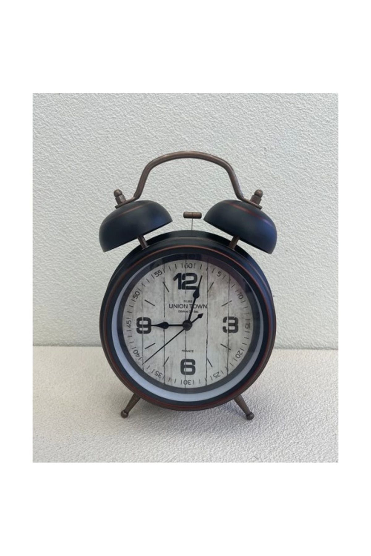 ÖYKÜ VE YİĞİT Metal Çalar Saat Model 2