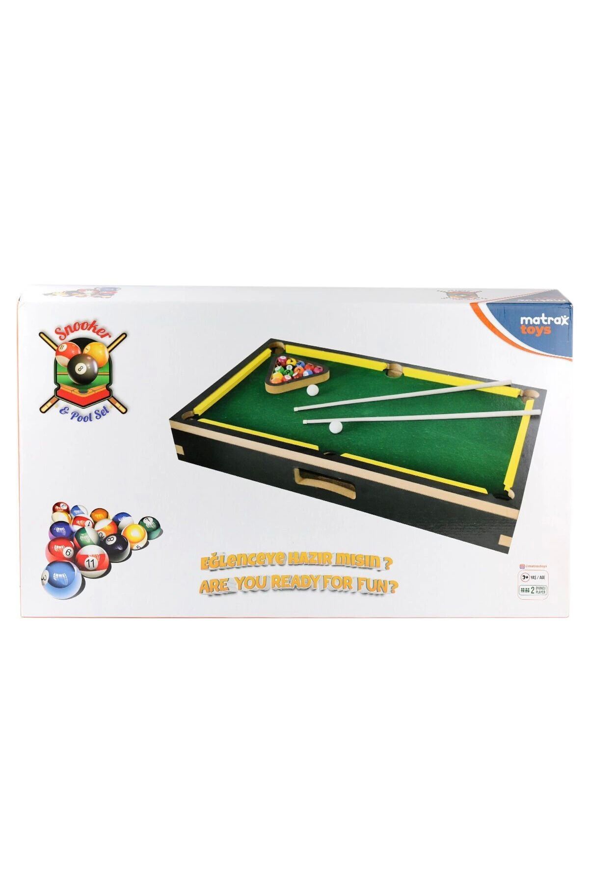 Angoravi 417 Matrax Ahşap Bilardo Oyunu -Akçiçek Oyuncak