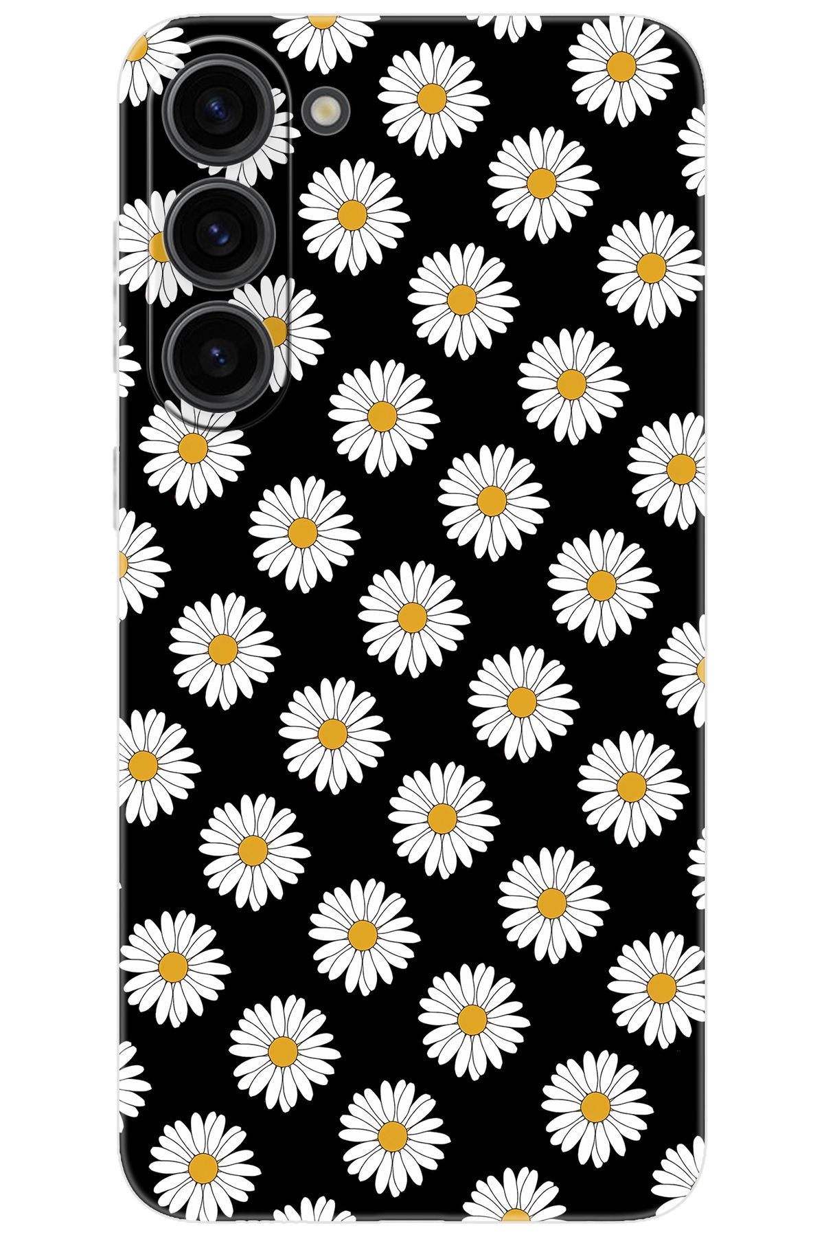 Ceppare Samsung Galaxy S23 PLUS (SM-S916B) Uyumlu Kılıf Desenli Silikon Papatya Serisi STK:634 CP-GkdVNL8