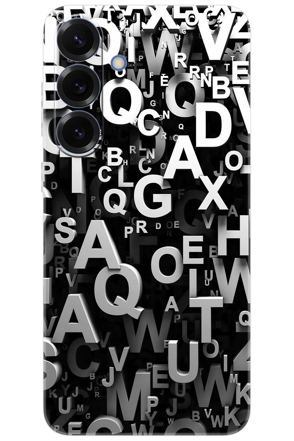Ceppare Samsung Galaxy S25 PLUS (SM-S936B) Uyumlu Kılıf Desen Baskılı Silikon Harfler STK:739 CP-cXJ0nql