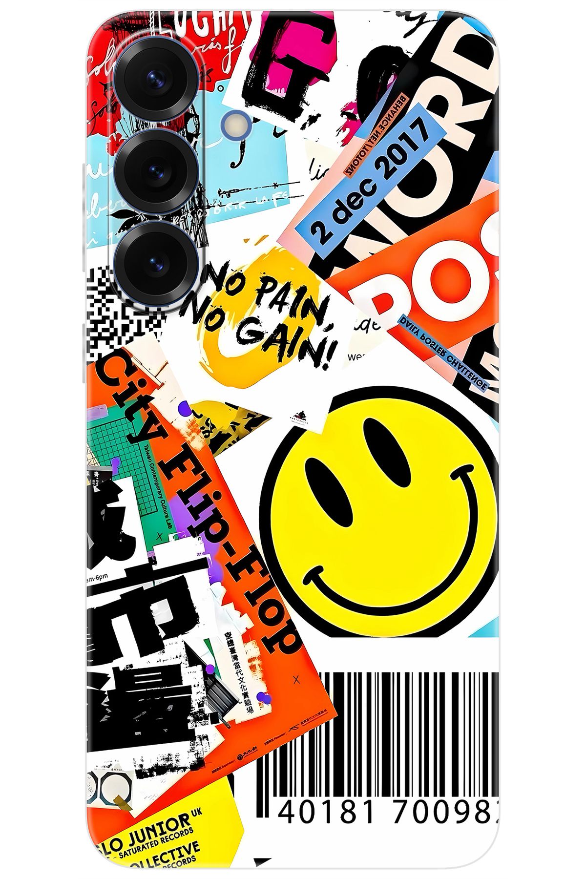 Ceppare Samsung Galaxy S25 PLUS (SM-S936B) Uyumlu Kılıf Desenli Silikon No Pain No Gain STK:694 CP-ErT3XE9