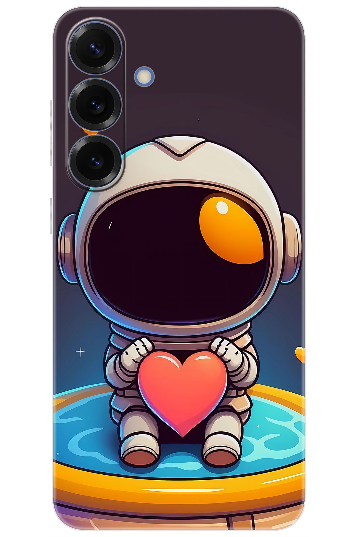 Ceppare Samsung Galaxy S25 PLUS (SM-S936B) Uyumlu Kılıf Desenli Silikon Sevimli Astronot STK:659 CP-f8vAy6L