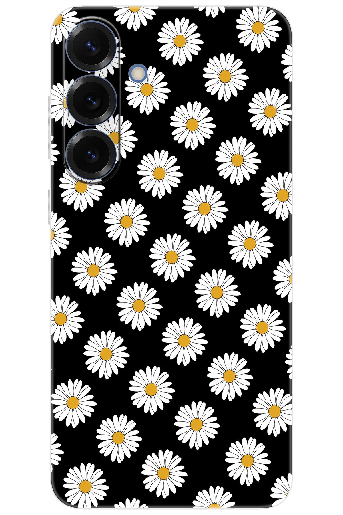 Ceppare Samsung Galaxy S25 PLUS (SM-S936B) Uyumlu Kılıf Desenli Silikon Papatya Serisi STK:634 CP-tsJRwMv