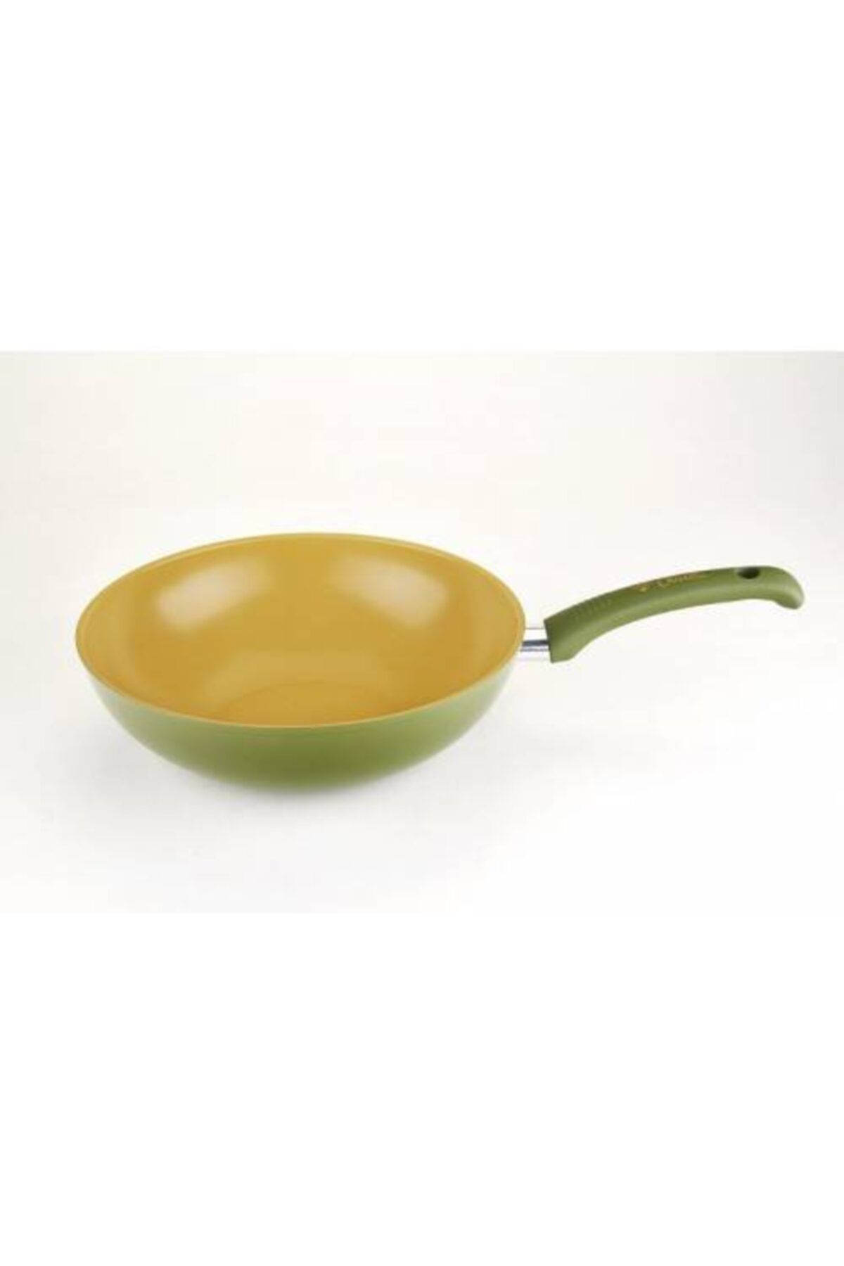 ILLA Olivilla Wok Tava Zeytinyağ İçerikli Yapışmaz Yüzey Kaplamalı 28cm